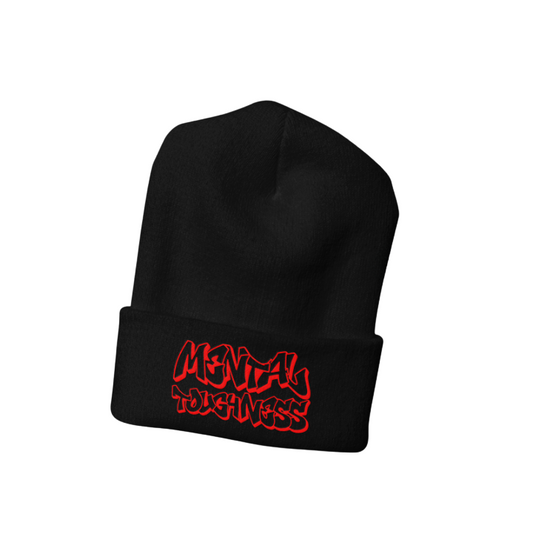Mental Toughness Graffiti Embroidered Beanie