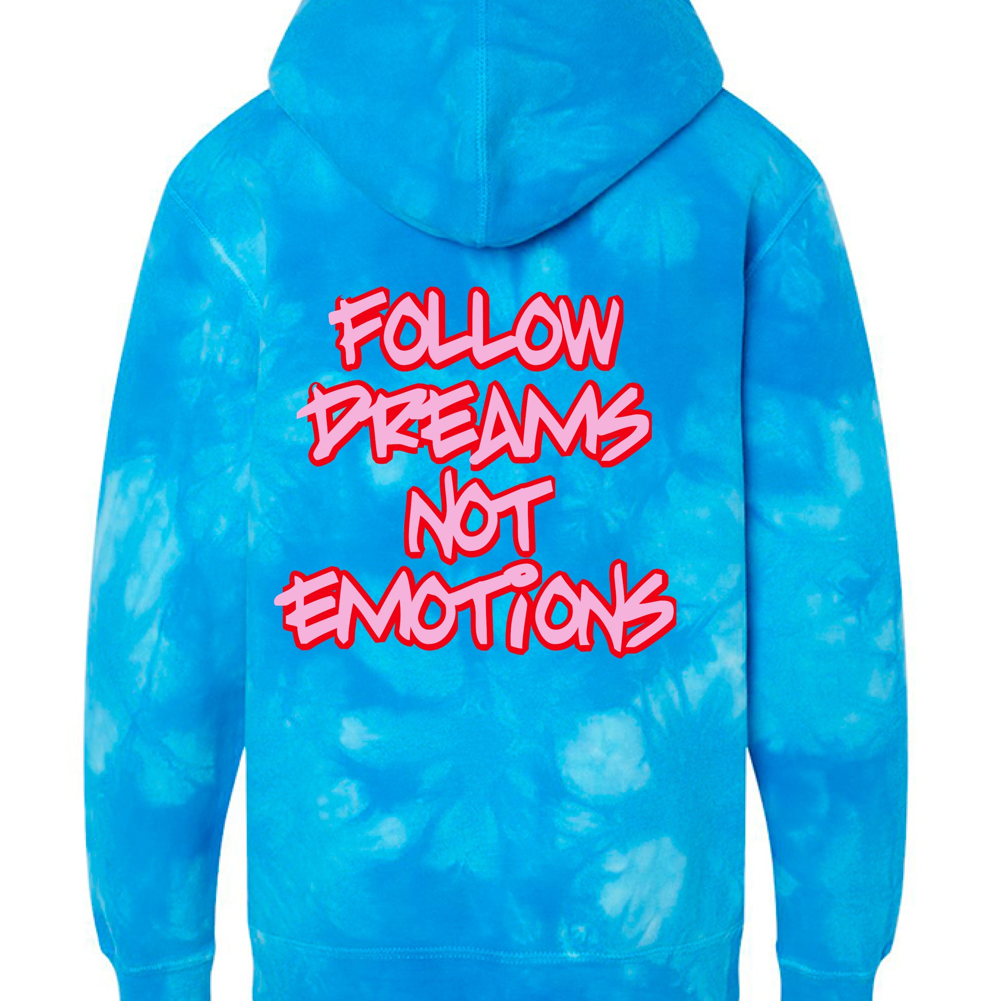 Tie Dye Aqua Blue - BACK